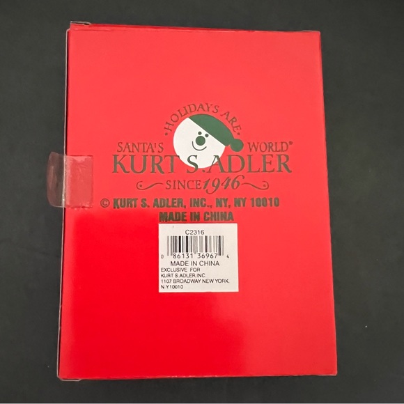 Kurt S.Adler Santa’s World 6 Pcs Glass Ornaments Mini Fruits - Picture 7 of 11